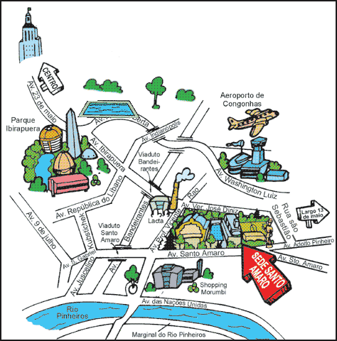Mapa Sede Santo Amaro